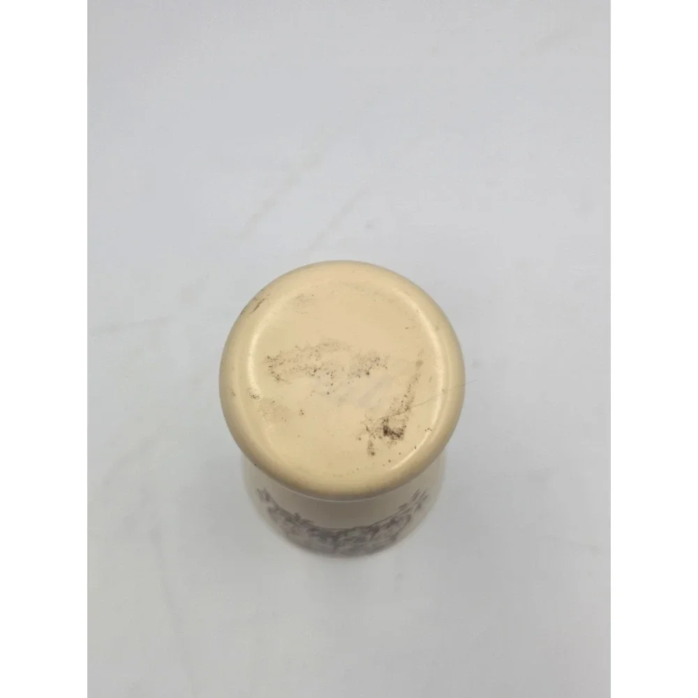 Vintage Tan Wheaton Mid Century Coated Glass 6